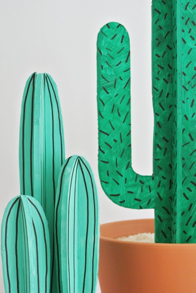 DIY Cacti for Fashionista magazine Enter My Attic