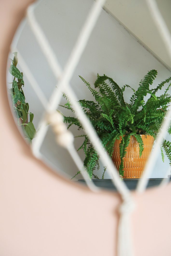 diy macrame mirror