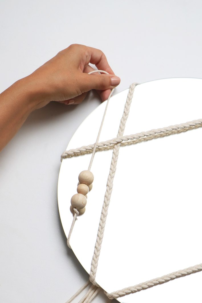 diy macrame mirror