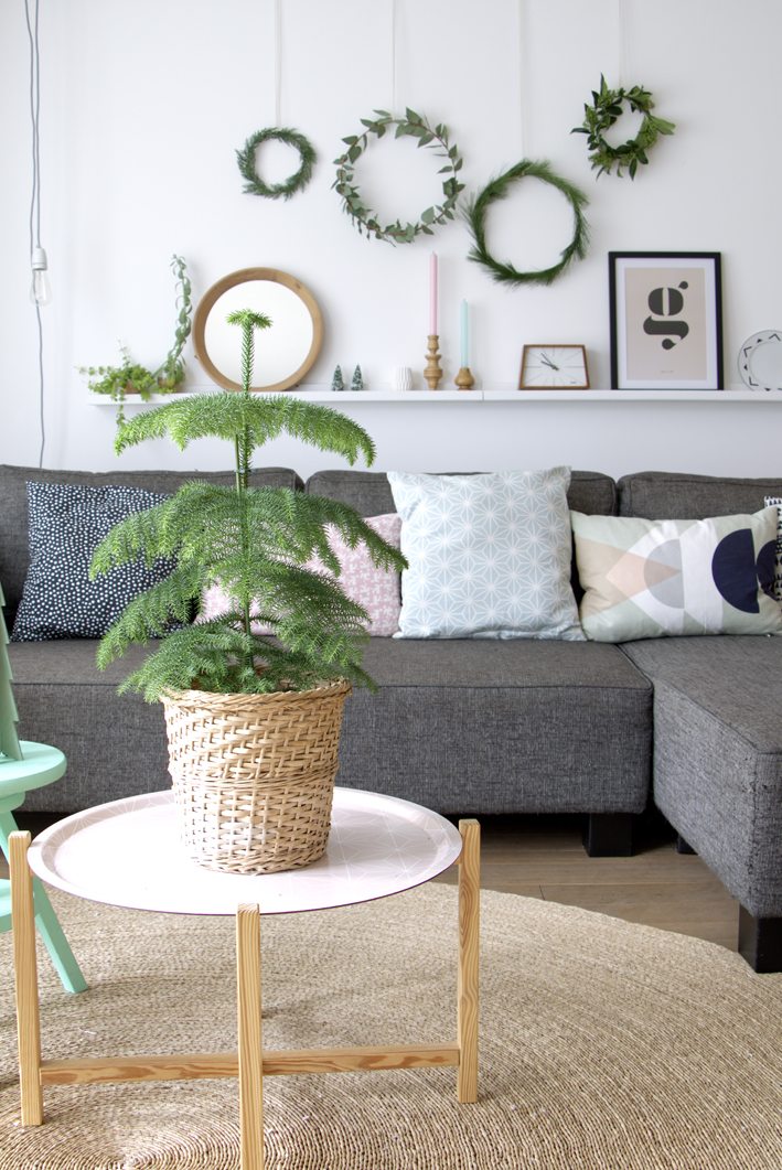 Christmas decorations with greens  Enter My Attic