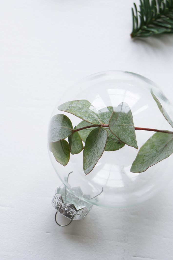 christmas decorations with greens