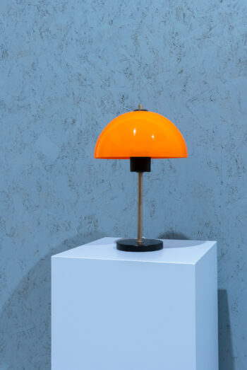 retro mushroom lamp oranje