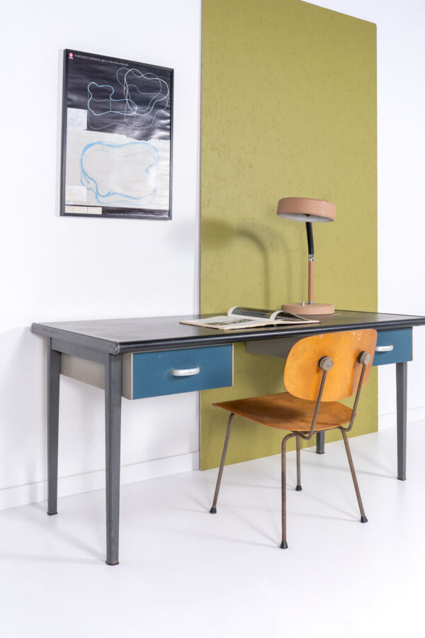 vintage bureau gispen kleurodesk