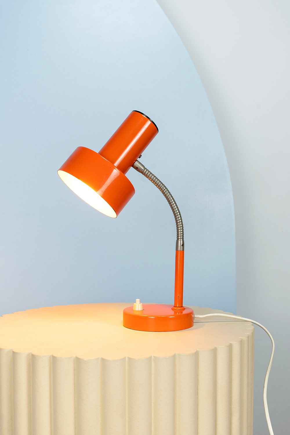 oranje bureaulamp