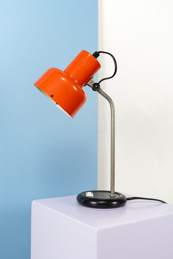 oranje bureaulamp