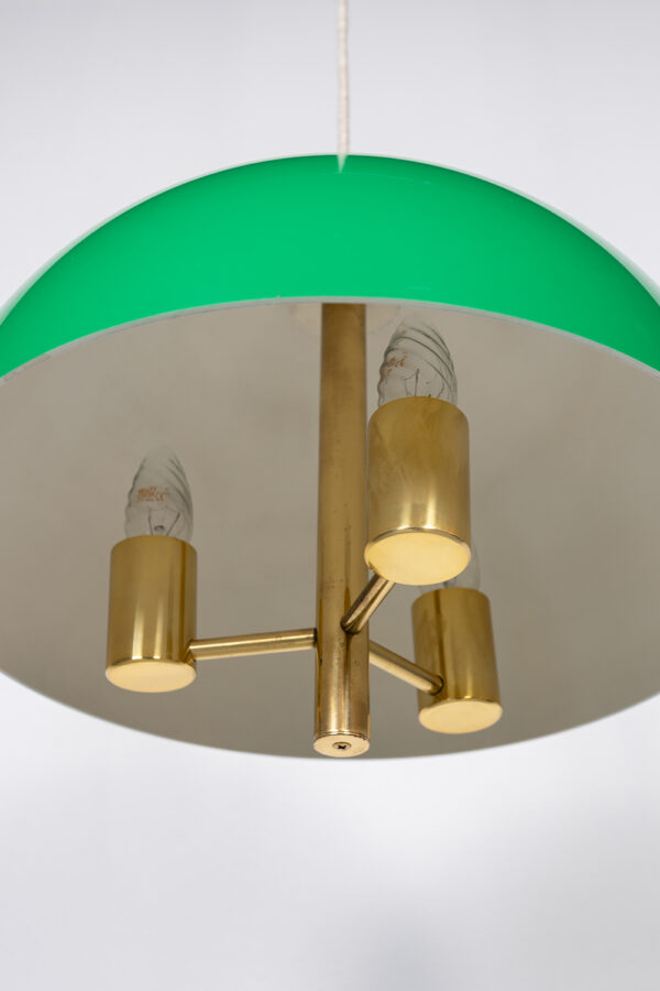 groene hanglamp jaren 70